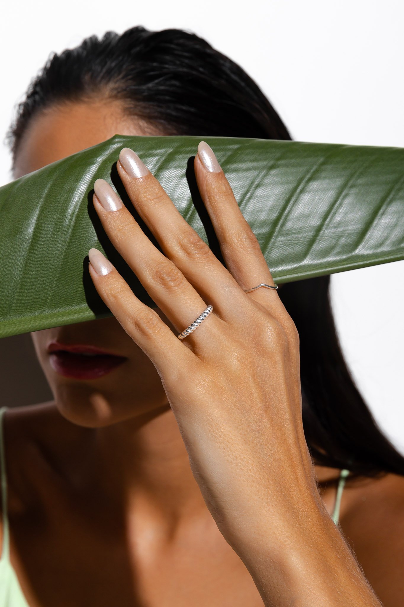 ANEL DE PRATA TORCIDO