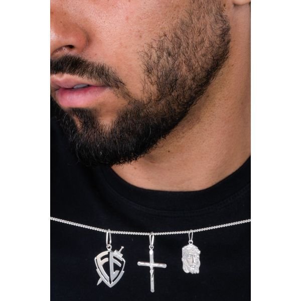 PINGENTE DE PRATA CRISTO