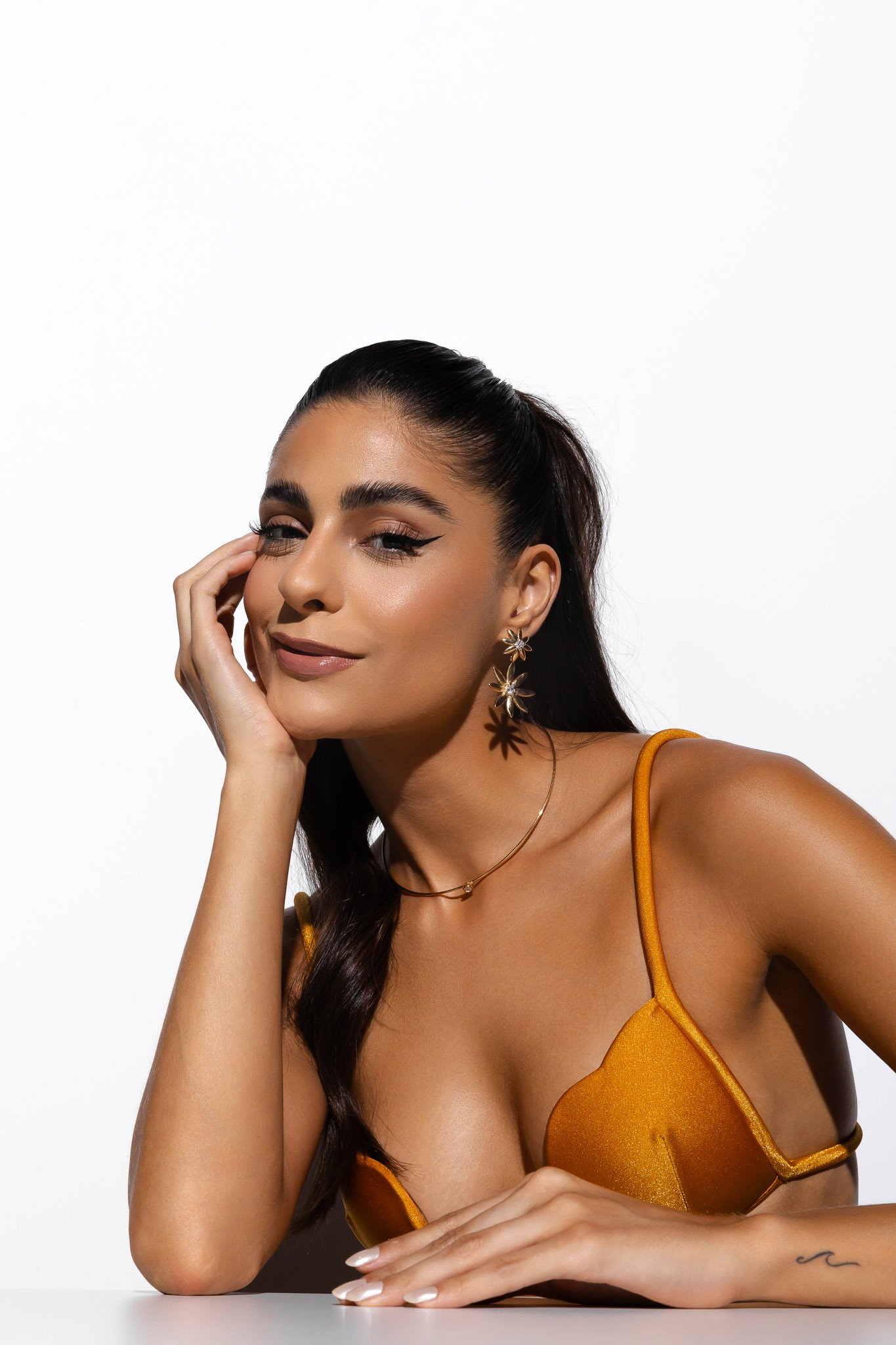 CHOKER ARO COM 1 ZIRCÔNIA