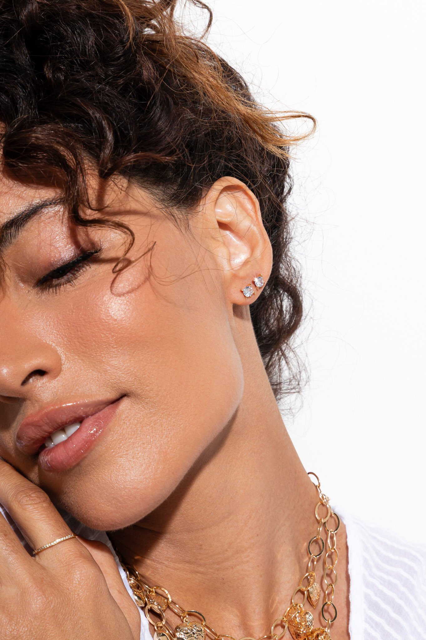 BRINCO ZIRCÔNIA 5MM COM 4 GARRAS