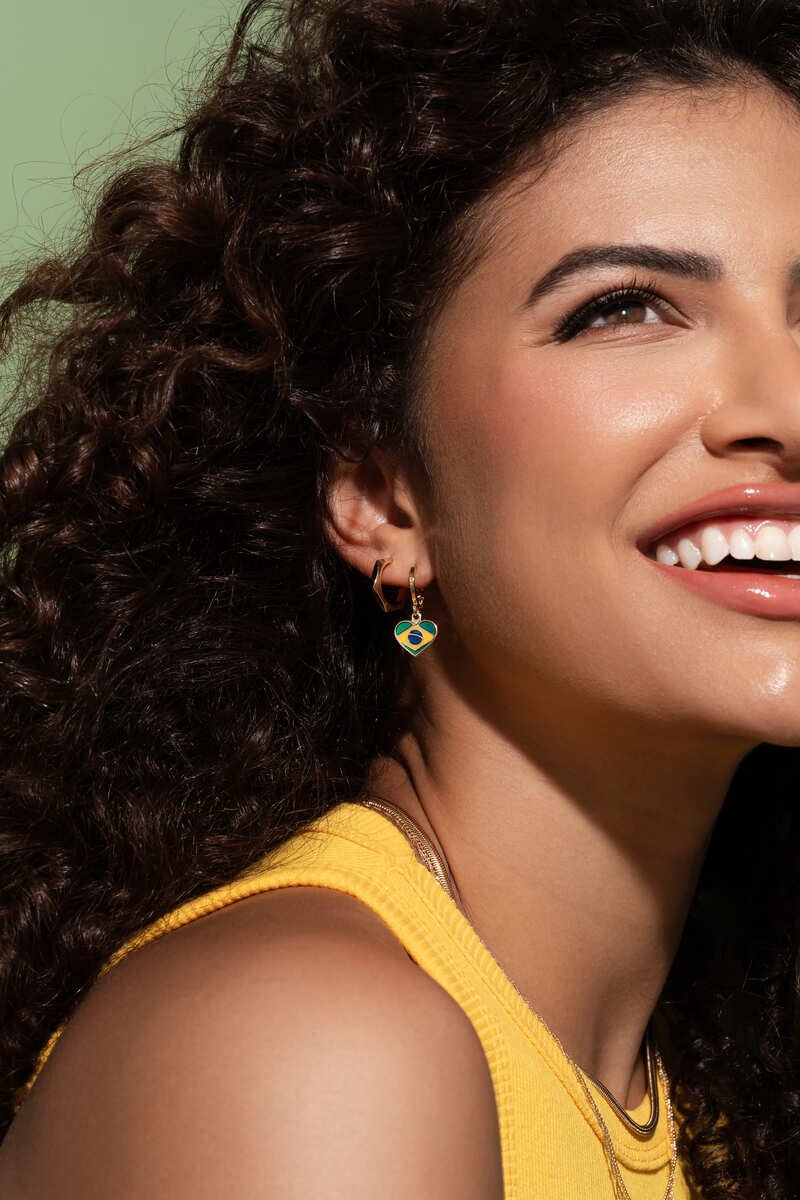 BRINCO ARGOLA 15MM PENTÁGONO 5 LADOS