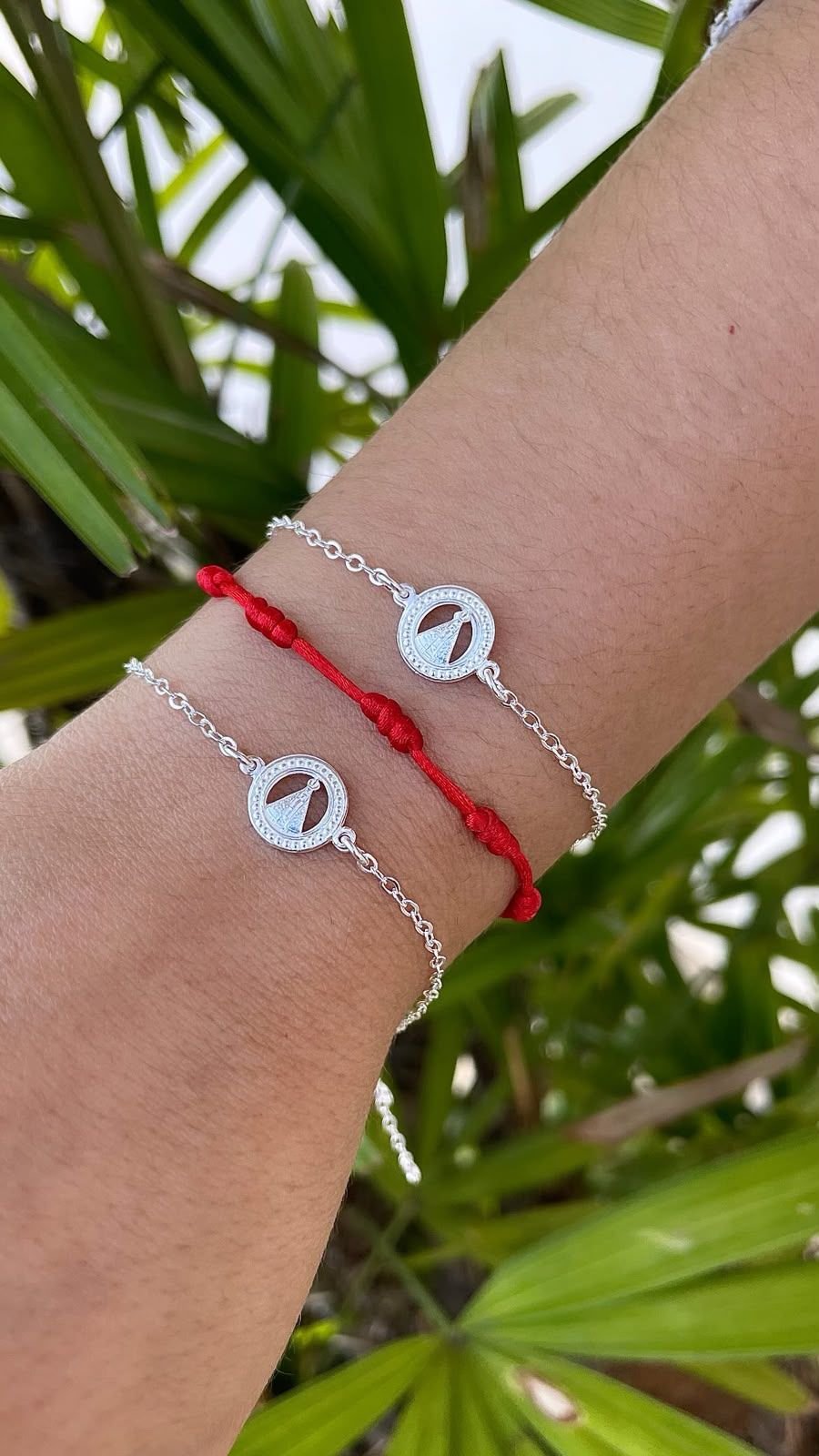 PULSEIRA PRATA NOSSA SENHORA DE APARECIDA